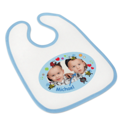 Bavoir personnalisé à velcro