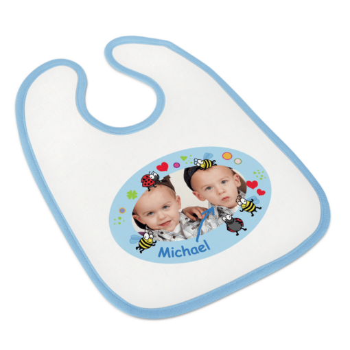 Bavoir personnalisé à velcro