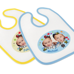 Bavoir personnalisé à velcro