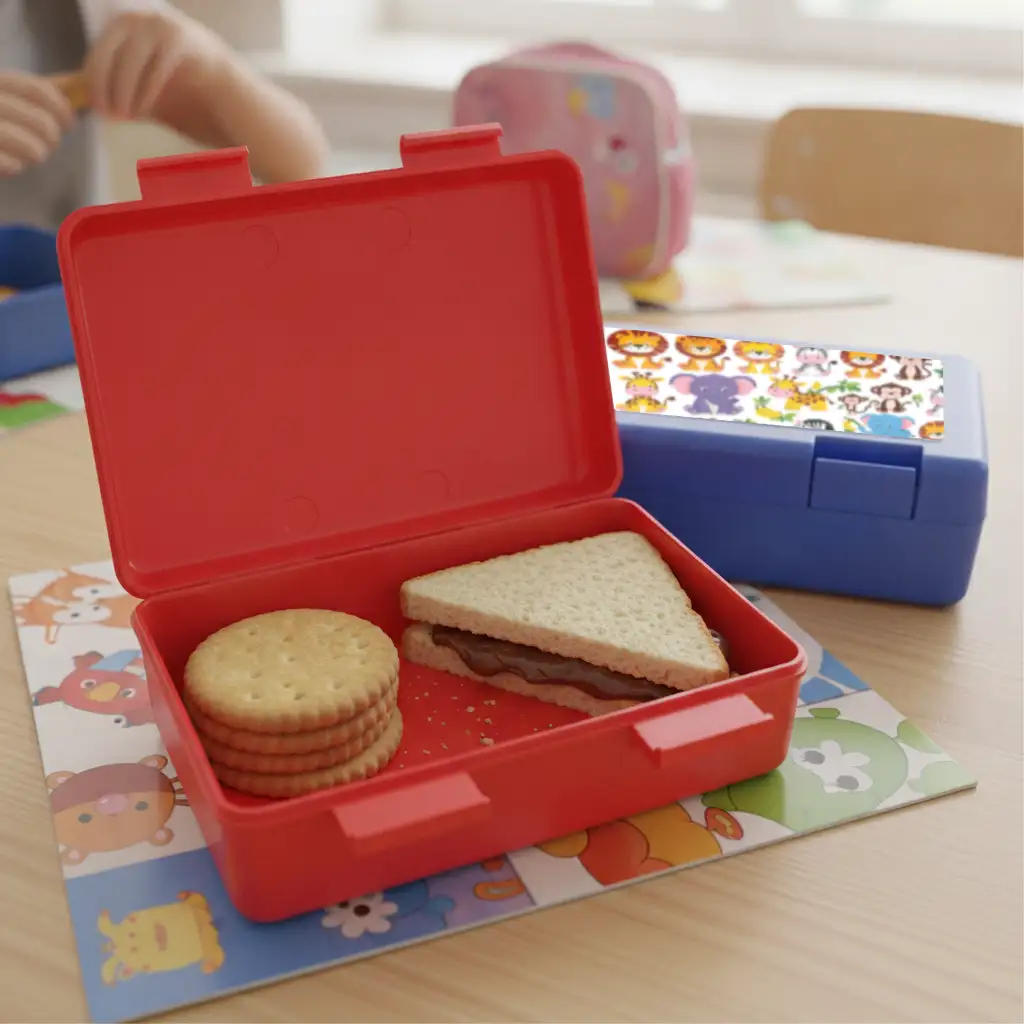 Boîte à goûter personnalisée Boîte à tartines personnalisée