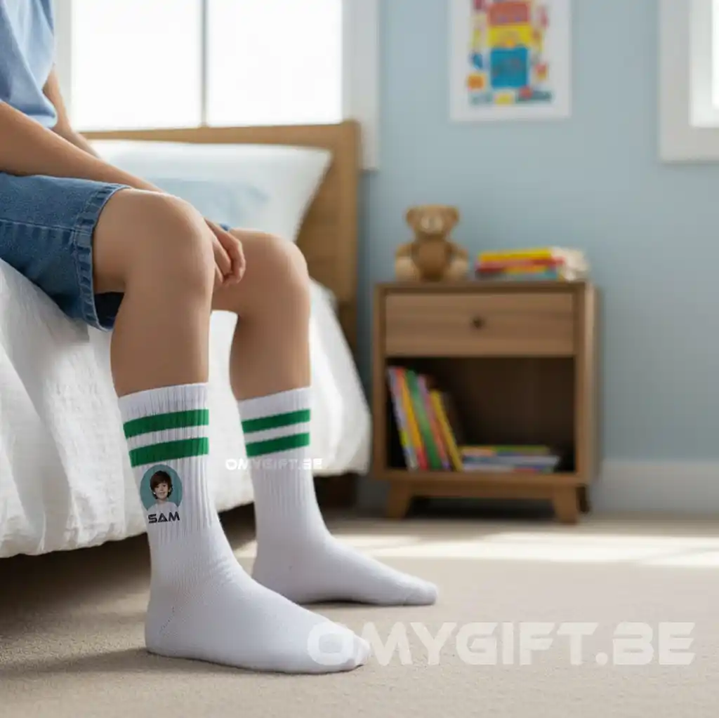 chaussettes de sport montantes personnalisées