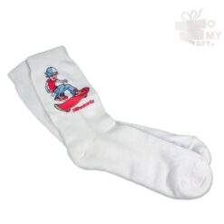 Chaussettes blanches personnalisées