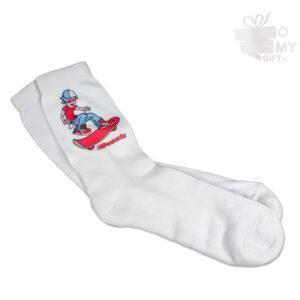 Chaussettes blanches personnalisées