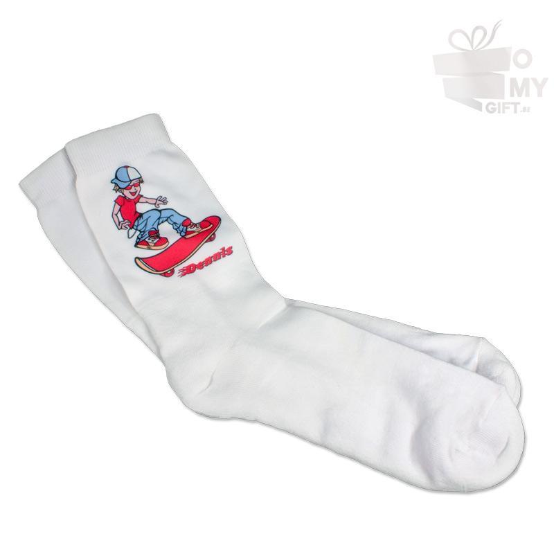 Chaussettes blanches personnalisées