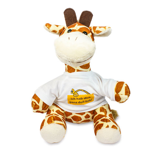 Girafe en peluche