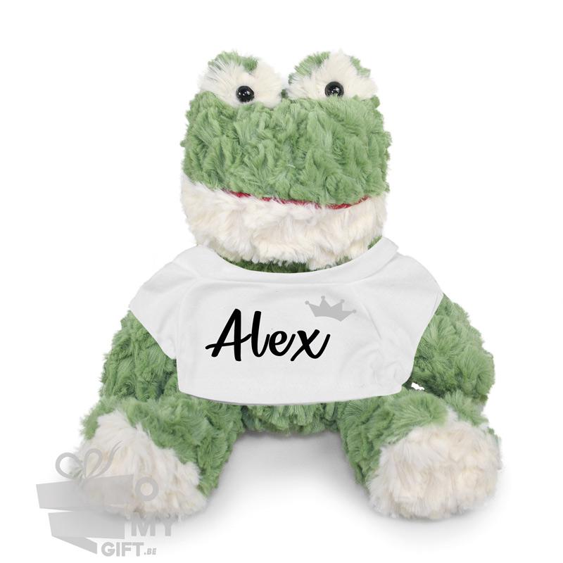 Grenouille en peluche amusante