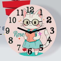 Horloge murale bois personnalisée