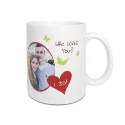 Mug blanc mat personnalisable