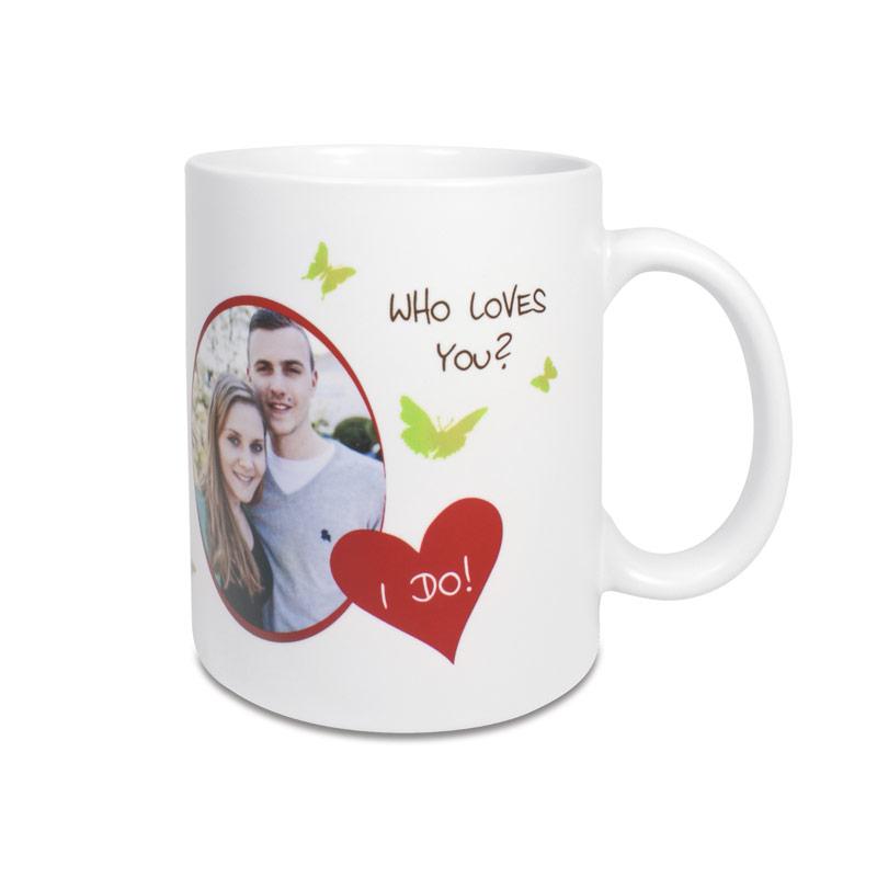 Mug blanc mat personnalisable