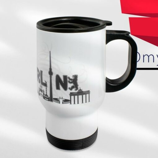 Mug thermos en inox personnalisé