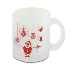 Verre satiné avec aspect visuel givré personnalisé avec votre design.