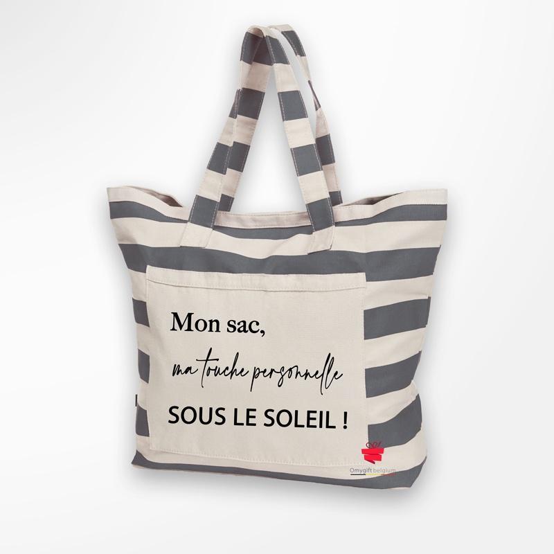 Sac de plage et shopping personnalisé