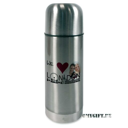 Thermos personnalisé en acier inoxydable