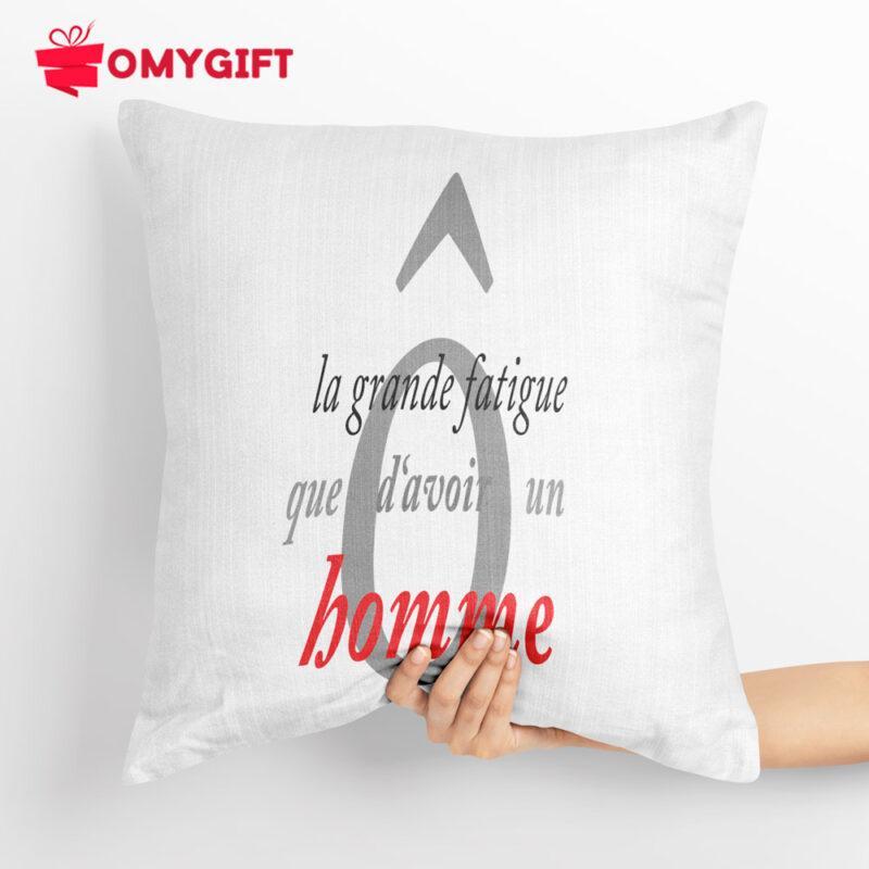 Coussin unicolore personnalisé