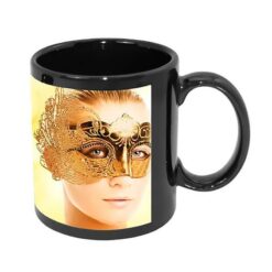 Mug personnalisé en céramique noir