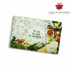 Planche à découper en verre personnalisée