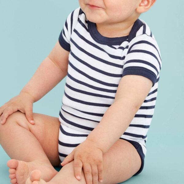 Body marinière bébé personnalisé
