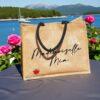 Sac cabas en jute personnalisé