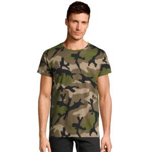 T-shirt camouflage personnalisé