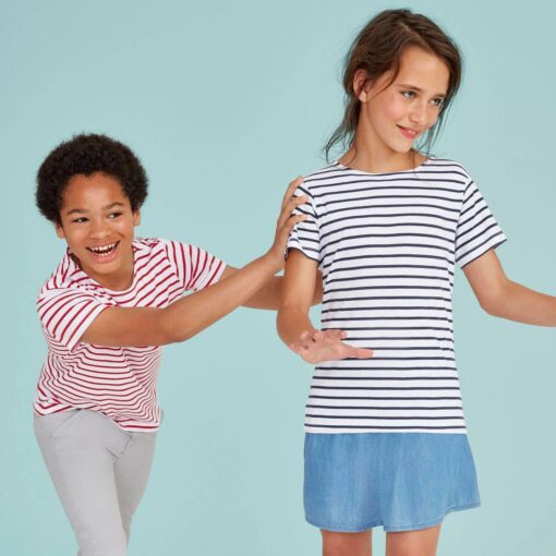 T-shirt marinière enfant personnalisé