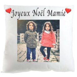 Coussin unicolore personnalisé