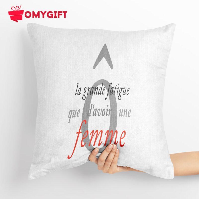 Coussin unicolore personnalisé