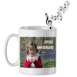 Mug musical personnalisé à votre image