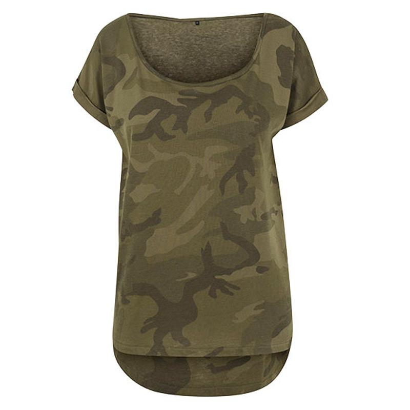 T-shirt Camo femme