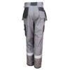 Pantalon de travail spécial chantier gris et noir