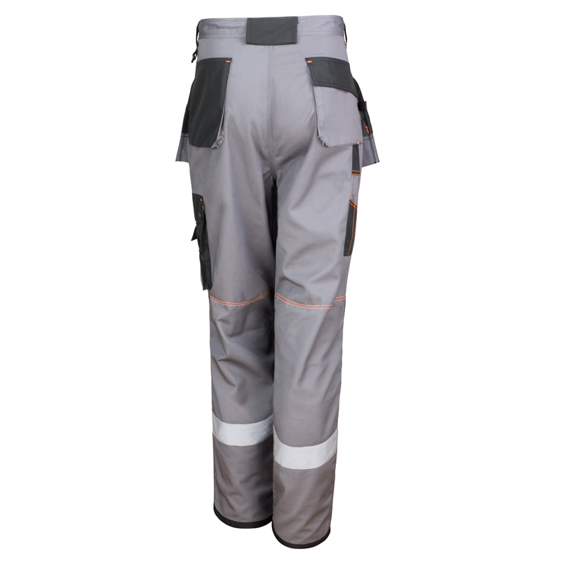 Pantalon de travail spécial chantier gris et noir
