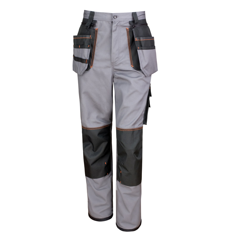 Pantalon de travail spécial chantier gris et noir