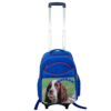 Cartable-sac à dos à roulettes écolier personnalisé