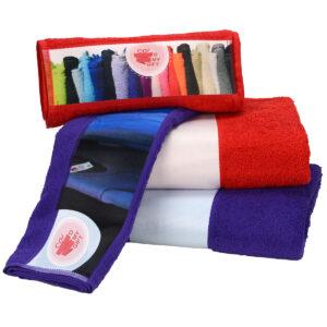 Serviette invité personnalisée unicolore