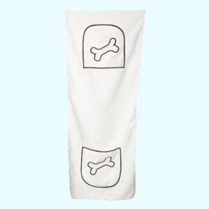 Serviette pour chien personnalisée