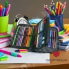 Trousse à crayons avec contenu personnalisée
