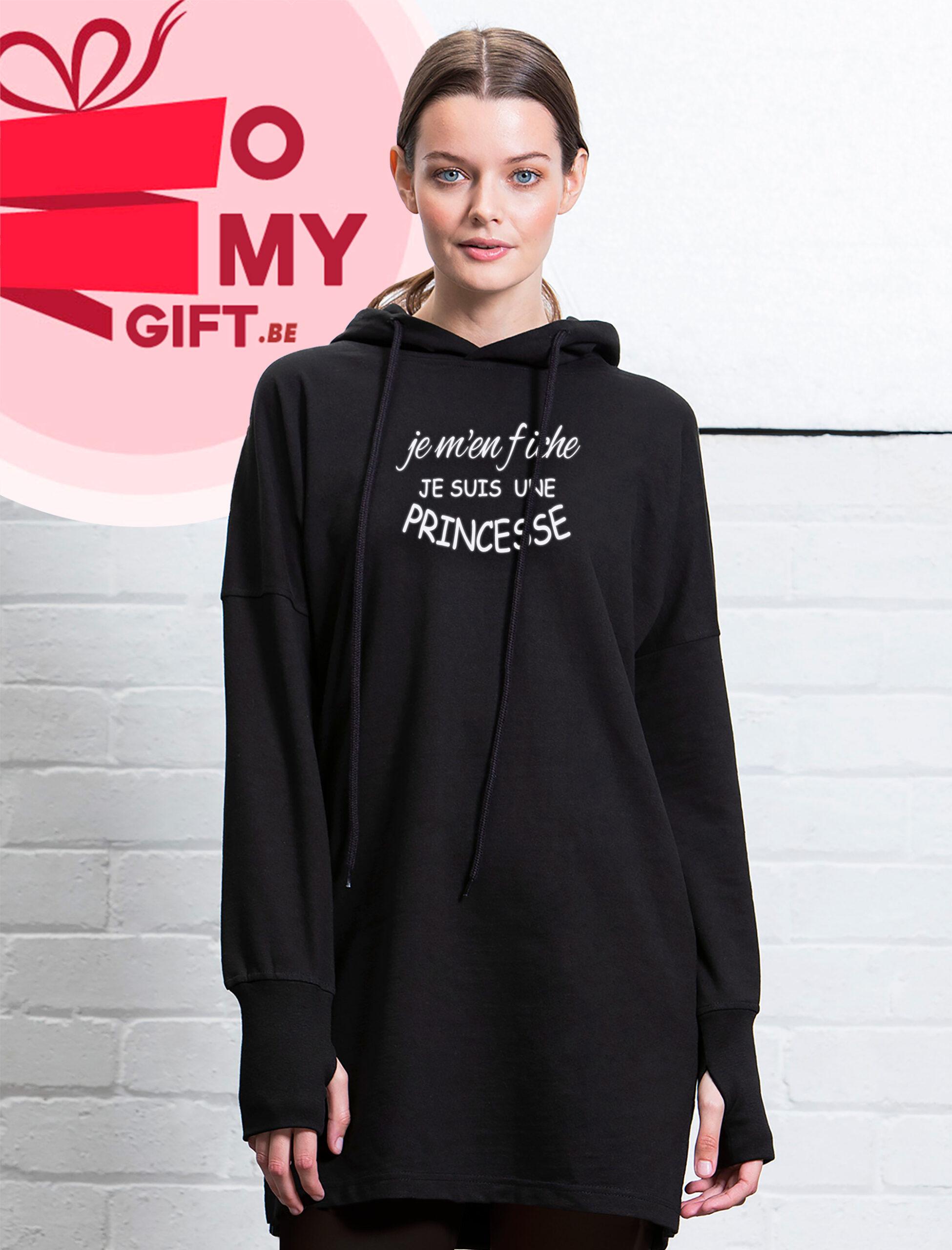 hoodie large femme