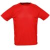 T-shirt sport respirant unicolore personnalisé
