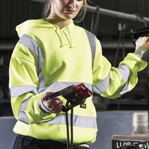 vêtement fluorescent sweat à capuche personnalisé
