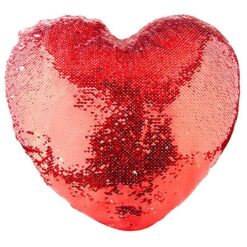Housse coeur en sequin personnalisée
