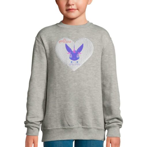 SWEAT SEQUIN JUNIOR personnalisé