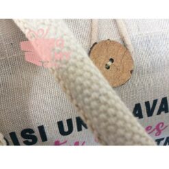 Sac de shopping en jute JUCO personnalisé