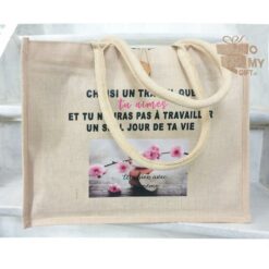 Sac de shopping en jute JUCO personnalisé
