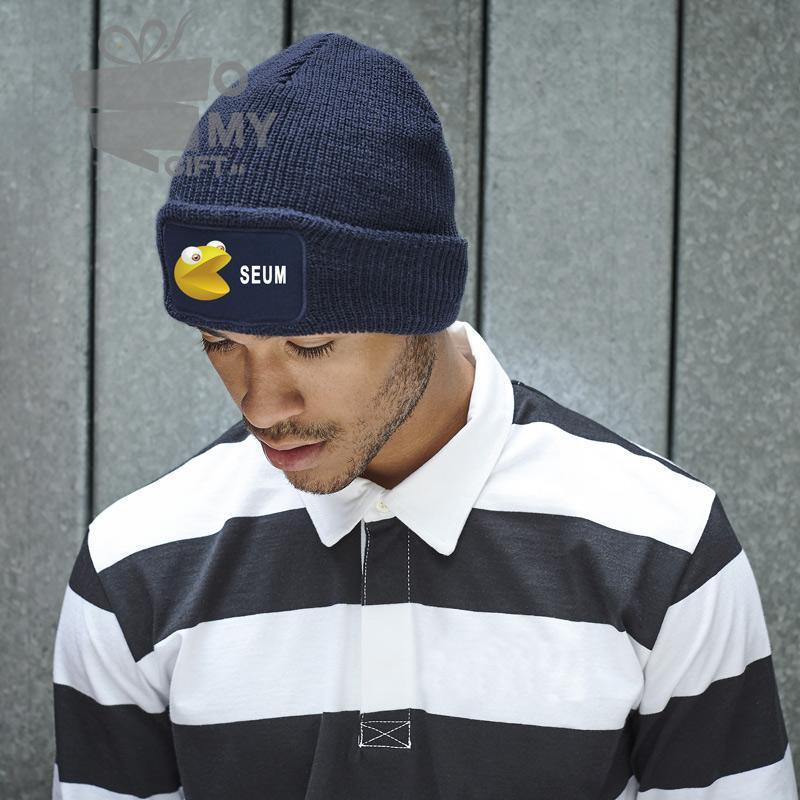 Bonnet patch homme