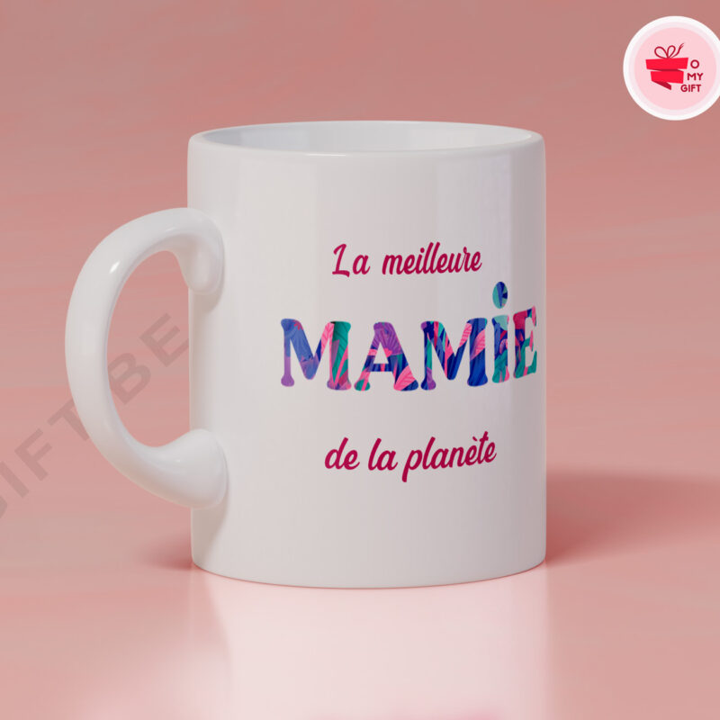 Mug personnalisé meilleure mamie