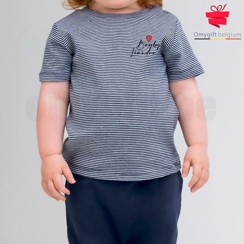 T-SHIRT BÉBÉ RAYÉ - COTON BIO