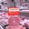 Étiquette de prix Viande Halal – Rouge pique prix viande halal
