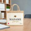 cadeau maitresse sac personnalisé
