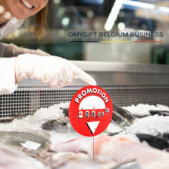 Étiquette promotion de prix alimentaire