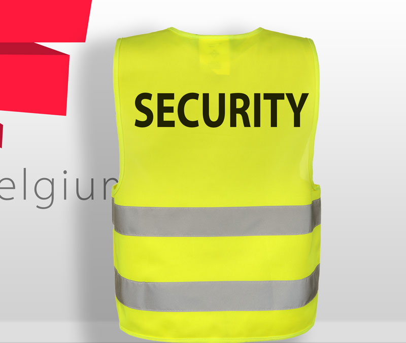 GILETS FLUORESCENT "SECURITY"  ET "VISITOR"