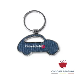 Porte-clé en jeans personnalisé